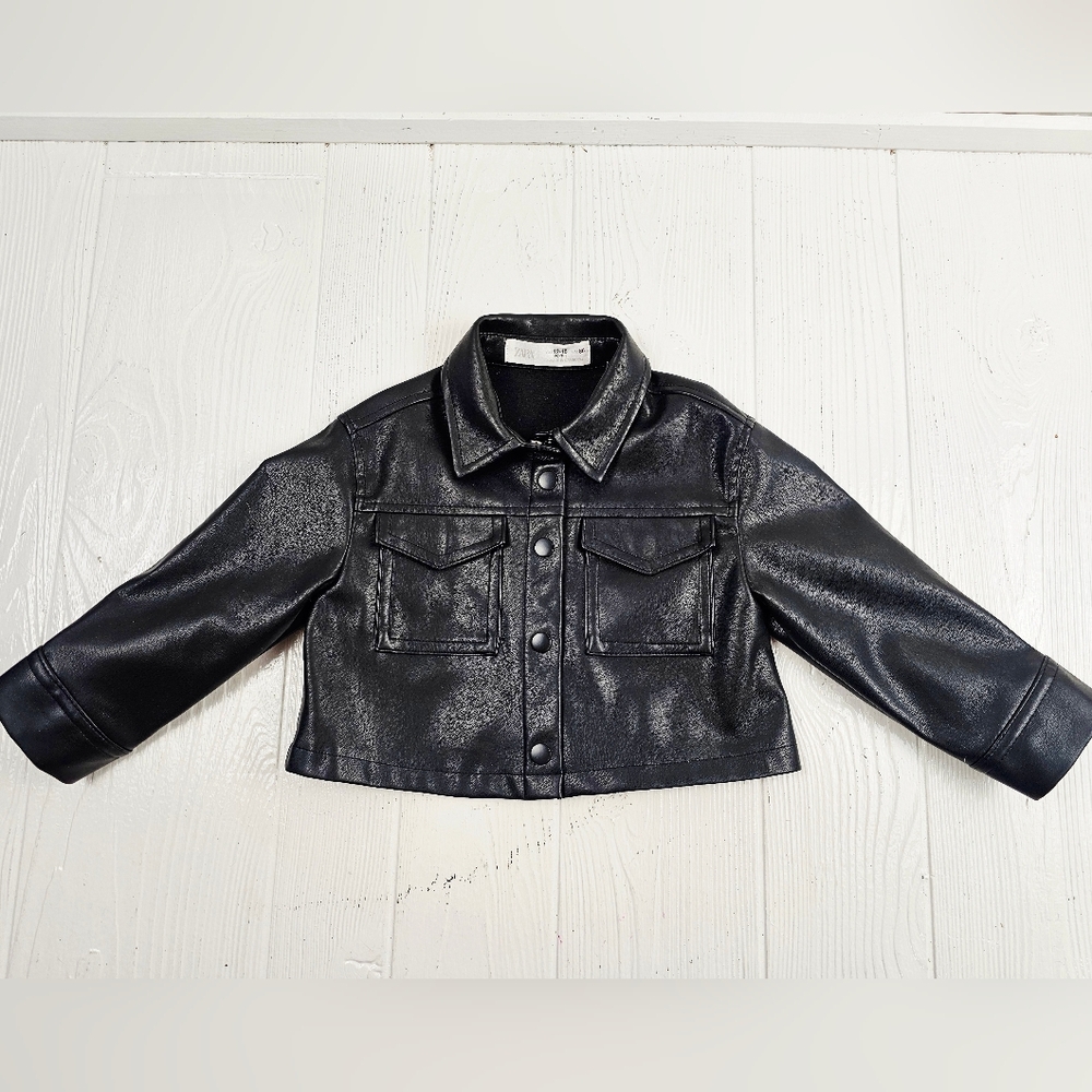 ZARA Kid's Faux Leather Jackets